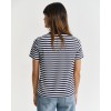 GANT Women's Cotton Striped Shield T-Shirt 4200564 433 Evening Blue GANT Women's Cotton Striped Shield T-Shirt 4200564 433 Evening Blue