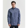 GANT Ανδρικό Βαμβακερό Πουκάμισο Classic Oxford Κανονική Γραμμή 3000200 423 Μπλε
