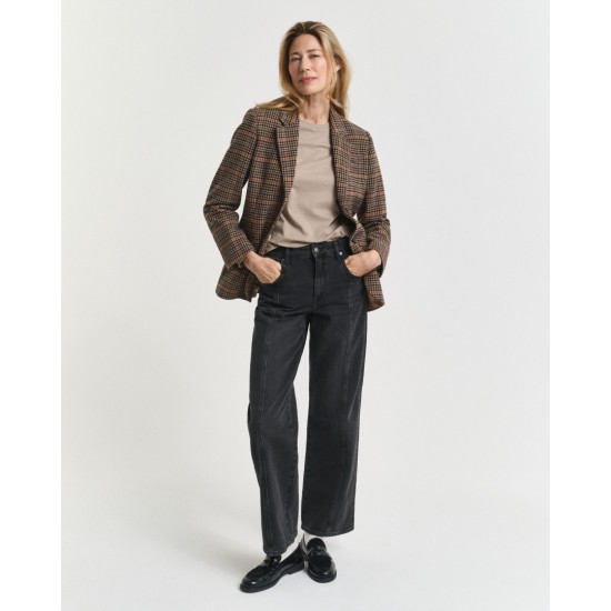 GANT Γυναικεία Βαμβακερή Μπλούζα Μακρυμάνικη Shield T-Shirt 4200748 259 Μπεζ