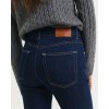 GANT Γυναικείο Βαμβακερό Ελαστικό Παντελόνι Flare Jeans Κανονική Γραμμή 4100237 960 Σκούρο Μπλε
