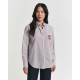 GANT Women's Cotton Regular Fit Classic Poplin Graphic Shirt 4300557 656 Plum Wine