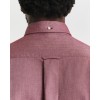 GANT Ανδρικό Βαμβακερό Πουκάμισο Classic Oxford Κανονική Γραμμή 3000200 604 Μπορντό
