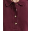 GANT Γυναικείο Βαμβακερό Μακρυμάνικο Pique Polo Κανονική Γραμμή 4202626 656 Μπορντό
