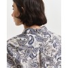 GANT Women's Cotton Voile Regular Fit Paisley Shirt 4300599 423 Persian Blue