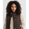 GANT Γυναικείο Αμάνικο Μπουφάν Light Down Vest 4700480 202 Σκούρο Καφέ