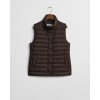 GANT Γυναικείο Αμάνικο Μπουφάν Light Down Vest 4700480 202 Σκούρο Καφέ