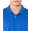 THE BOSTONIANS Ανδρικό Οργανικό Βαμβακερό Polo Pique Κανονική Γραμμή PS0001 B178BX Μπλε Ραφ