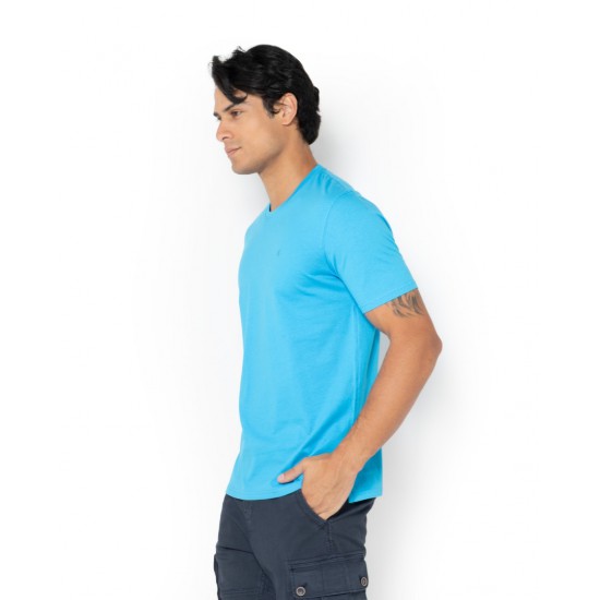 THE BOSTONIANS Ανδρικό Βαμβακερό Essential T-Shirt Κανονική Γραμμή TS1241 B086TR Τιρκουάζ
