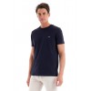 GANT Ανδρικό Βαμβακερό T-Shirt Pique Στενή Γραμμή 2013033 433 Σκούρο Μπλε