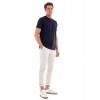 GANT Ανδρικό Βαμβακερό T-Shirt Pique Στενή Γραμμή 2013033 433 Σκούρο Μπλε
