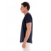 GANT Ανδρικό Βαμβακερό T-Shirt Pique Στενή Γραμμή 2013033 433 Σκούρο Μπλε