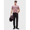 HUGO Ανδρικό Βαμβακερό T-Shirt Dulivio Κανονική Γραμμή 50467556 236 Ανοιχτό Μωβ