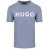 HUGO Ανδρικό Βαμβακερό T-Shirt Dulivio Κανονική Γραμμή 50467556 513 Γαλάζιο