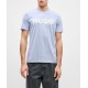 HUGO Ανδρικό Βαμβακερό T-Shirt Dulivio Κανονική Γραμμή 50467556 513 Γαλάζιο