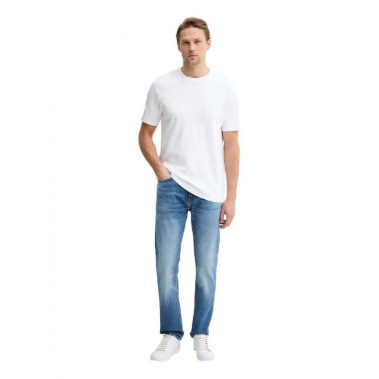 HUGO Ανδρικό Ελαστικό Βαμβακερό Jean Παντελόνι Hugo708 Κανονική Γραμμή 50555181 425 Ανοιχτό Μπλε