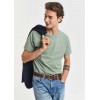 GANT Ανδρικό Βαμβακερό T-Shirt Pique Στενή Γραμμή 2013033 379 Πράσινο Χακί