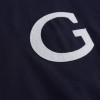 GANT Ανδρικό Βαμβακερό T-Shirt G Badge Κανονική Γραμμή 2003411 433 Σκούρο Μπλε