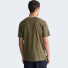 GANT Men's Cotton Regular Fit Archive Chest Print T-Shirt 2067004 379 Dry Herb Green