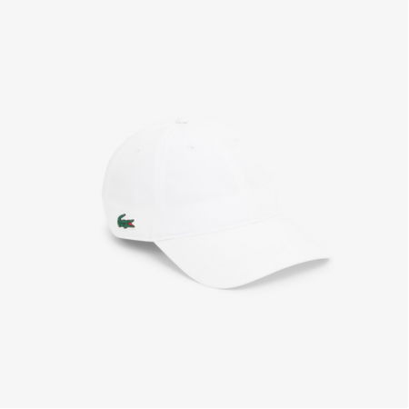 LACOSTE Ανδρικό Ελαφρύ Diamond Ταφτά Sport Καπέλο RK2662 00 001 Λευκό