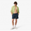LACOSTE Ανδρικό Σορτς Μαγιό Crocodile Print Μεσαίου Μήκους MH1851 00 166 Σκούρο Μπλε