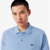 LACOSTE Ανδρική Βαμβακερή Polo Pique Μπλούζα Κανονική Γραμμή L.12.12 00 AEY Γαλάζιο
