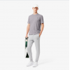 LACOSTE Ανδρική Βαμβακερή T-Shirt Μπλούζα Ultra Dry Sport Κανονική Γραμμή TH7618 00 CCA Γκρι