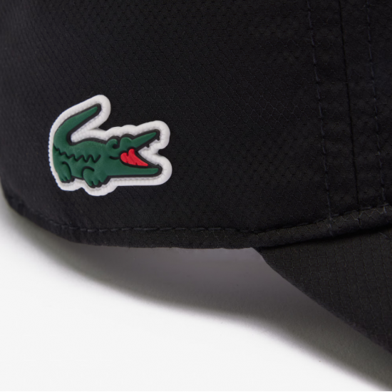 LACOSTE Ανδρικό Ελαφρύ Diamond Ταφτά Sport Καπέλο RK2662 00 031 Μαύρο