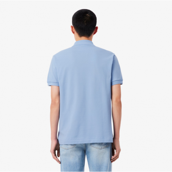 LACOSTE Ανδρική Βαμβακερή Polo Pique Μπλούζα Κανονική Γραμμή L.12.12 00 AEY Γαλάζιο
