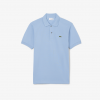 LACOSTE Ανδρική Βαμβακερή Polo Pique Μπλούζα Κανονική Γραμμή L.12.12 00 AEY Γαλάζιο