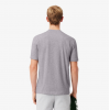 LACOSTE Ανδρική Βαμβακερή T-Shirt Μπλούζα Ultra Dry Sport Κανονική Γραμμή TH7618 00 CCA Γκρι