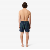 LACOSTE Ανδρικό Σορτς Μαγιό Crocodile Print Μεσαίου Μήκους MH1851 00 166 Σκούρο Μπλε