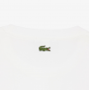 LACOSTE Ανδρικό Βαμβακερό T-Shirt Tone on Tone Embossed Logo Κανονική Γραμμή TH0753 00 70V Λευκό