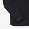 LACOSTE Ανδρικό Πουκάμισο Ελαστική Ποπλίνα Στενή Γραμμή CH5253 00 031 Μαύρο