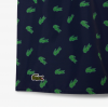 LACOSTE Ανδρικό Σορτς Μαγιό Crocodile Print Μεσαίου Μήκους MH1851 00 166 Σκούρο Μπλε