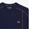 LACOSTE Ανδρικό Ultra Dry Pique Knit T-Shirt Κανονική Γραμμή TH0269 00 166 Σκούρο Μπλε