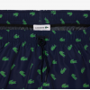 LACOSTE Ανδρικό Σορτς Μαγιό Crocodile Print Μεσαίου Μήκους MH1851 00 166 Σκούρο Μπλε