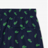 LACOSTE Ανδρικό Σορτς Μαγιό Crocodile Print Μεσαίου Μήκους MH1851 00 166 Σκούρο Μπλε