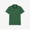 LACOSTE Ανδρικό Ultra Dry Sport Polo Printed Logo Κανονική Γραμμή DH0171 00 132 Πράσινο