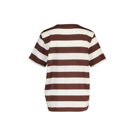 GANT Women's Regular Fit Breton Striped T-Shirt 4201578 226 Fresh Soil