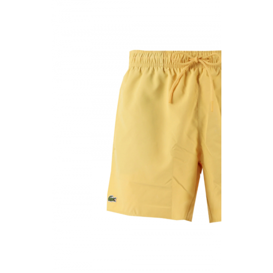 LACOSTE Ανδρικό Σορτς Μαγιό Quick Dry Μεσαίου Μήκους MH5354 00 L2B Κίτρινο