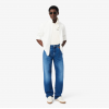 LACOSTE Ανδρική Βαμβακερή Μπλούζα Polo Contrast Trims Pocket Κανονική Γραμμή PH9838 00 EV0 Λευκή