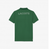 LACOSTE Ανδρικό Ultra Dry Sport Polo Printed Logo Κανονική Γραμμή DH0171 00 132 Πράσινο