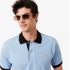 LACOSTE Ανδρικό Contrast Rib Polo Κανονική Γραμμή PH2017 00 4I3 Γαλάζιο Καφέ