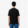 LACOSTE Ανδρικό Βαμβακερό T-Shirt Chest Pocket Κανονική Γραμμή TH2827 00 031 Μαύρο