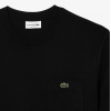 LACOSTE Ανδρικό Βαμβακερό T-Shirt Chest Pocket Κανονική Γραμμή TH2827 00 031 Μαύρο