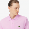 LACOSTE Ανδρική Βαμβακερή Polo Pique Μπλούζα Κανονική Γραμμή L.12.12 00 Z4H Ροζ