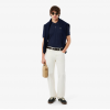 LACOSTE Ανδρικό Βαμβακερό Jersey Pima Polo Κανονική Γραμμή DH2050 00 166 Σκούρο Μπλε