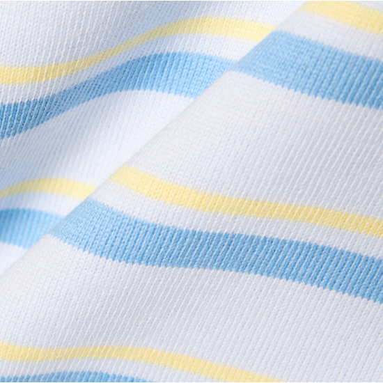 LACOSTE Γυναικείο Βαμβακερό Ριγέ Φόρεμα T-Shirt Στενή Γραμμή EF0263 00 4BI Γαλάζιο