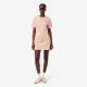 LACOSTE Γυναικείο Βαμβακερό Ριγέ Φόρεμα T-Shirt Στενή Γραμμή EF0263 00 4AW Ροζ