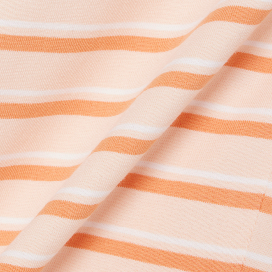 LACOSTE Γυναικείο Βαμβακερό Ριγέ Φόρεμα T-Shirt Στενή Γραμμή EF0263 00 4AW Ροζ